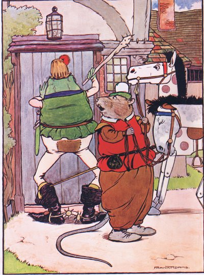 Ze gaven een harde klop, illustratie uit 